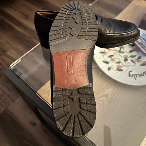 Coach Vintage Leather Loafers - Picture 4 of 4